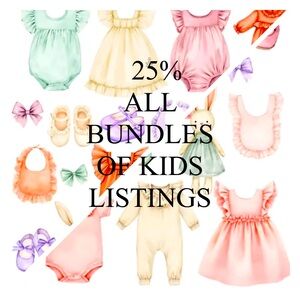 ‼️25% OFF OF BUNDLES OF 2 OR MORE KIDS LISTINGS‼️